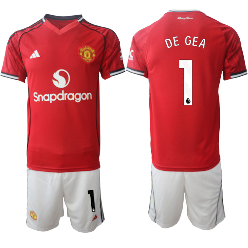 Men 2025-2026 Club Manchester United home Red #1 Soccer Jersey->manchester united jersey->Soccer Club Jersey
